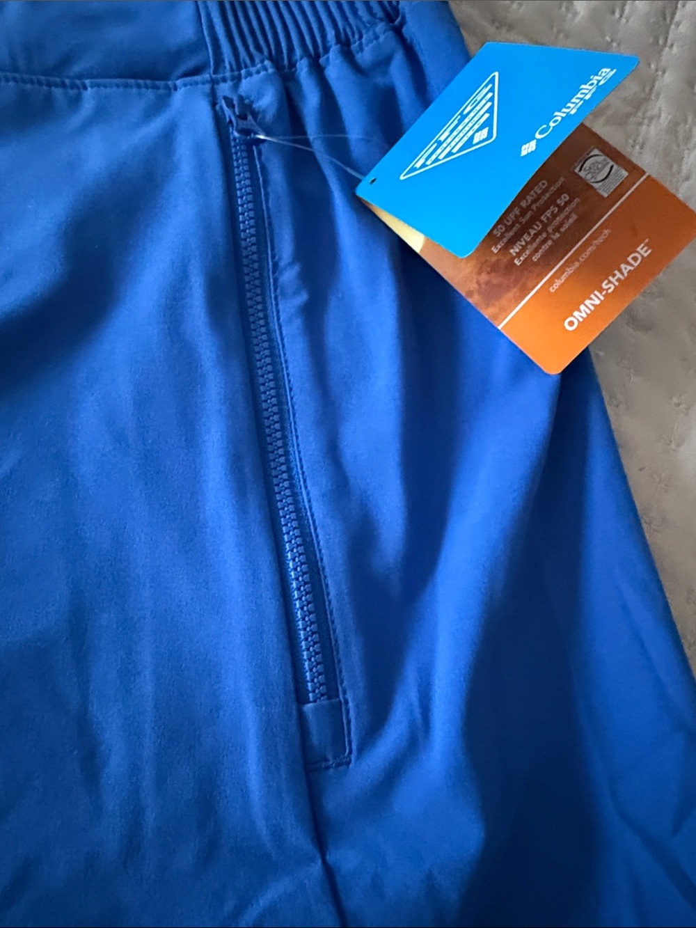 Columbia PFG Women's Bright Blue Omni-Shade Court 5" Shorts w/Pockets 2X ❤️ - Picture 7 of 10